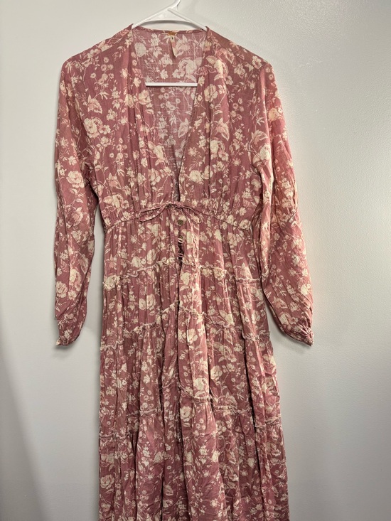 Free People Dresses & Skirts - Free People Pappiet Floral Tie-Front Midi/Maxi Dress new without tags